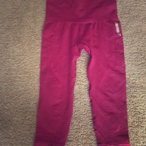 Gymshark Cropped Marbel Seamless Leggings